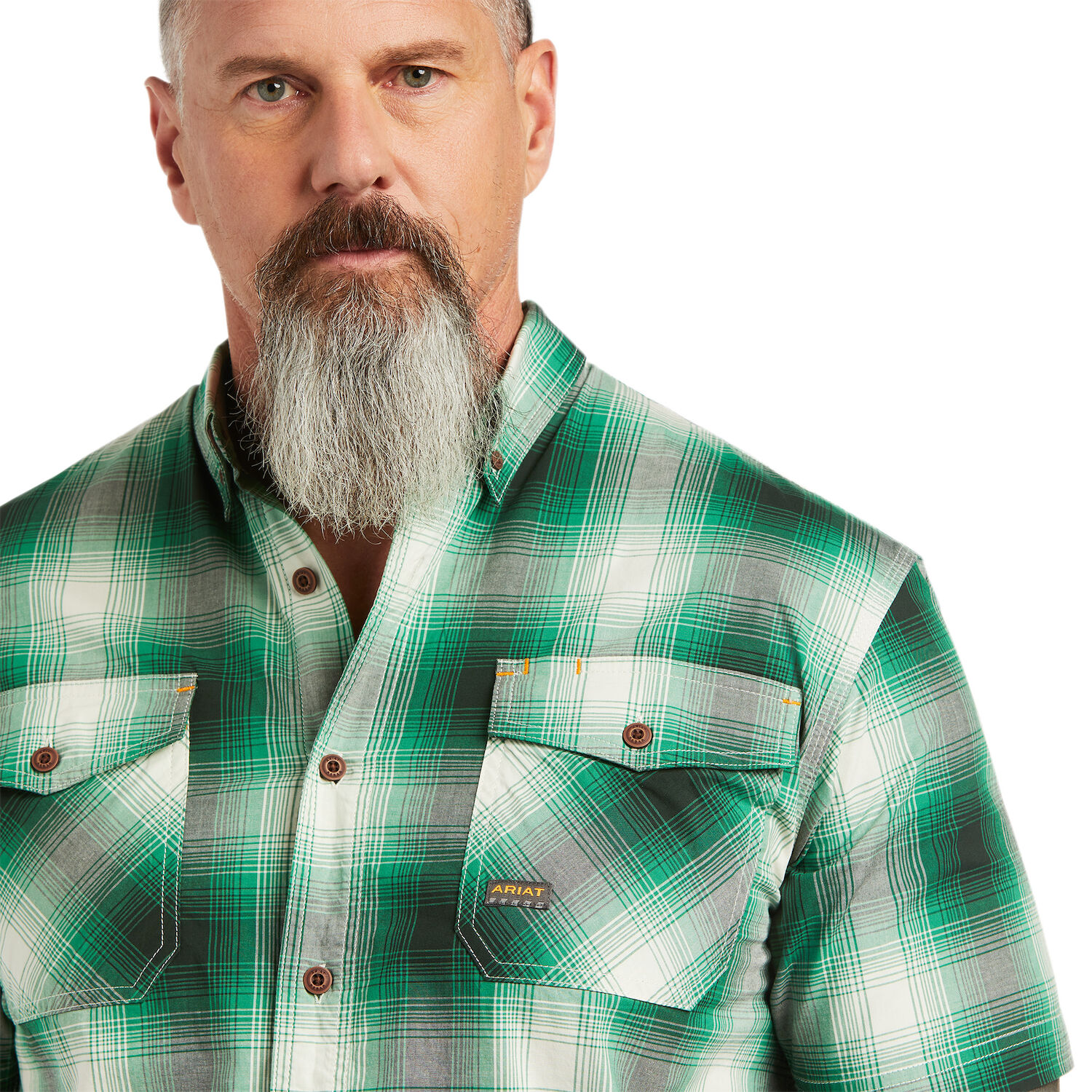 Ariat Men's Rebar Made Tough DuraStretch Work Shirt