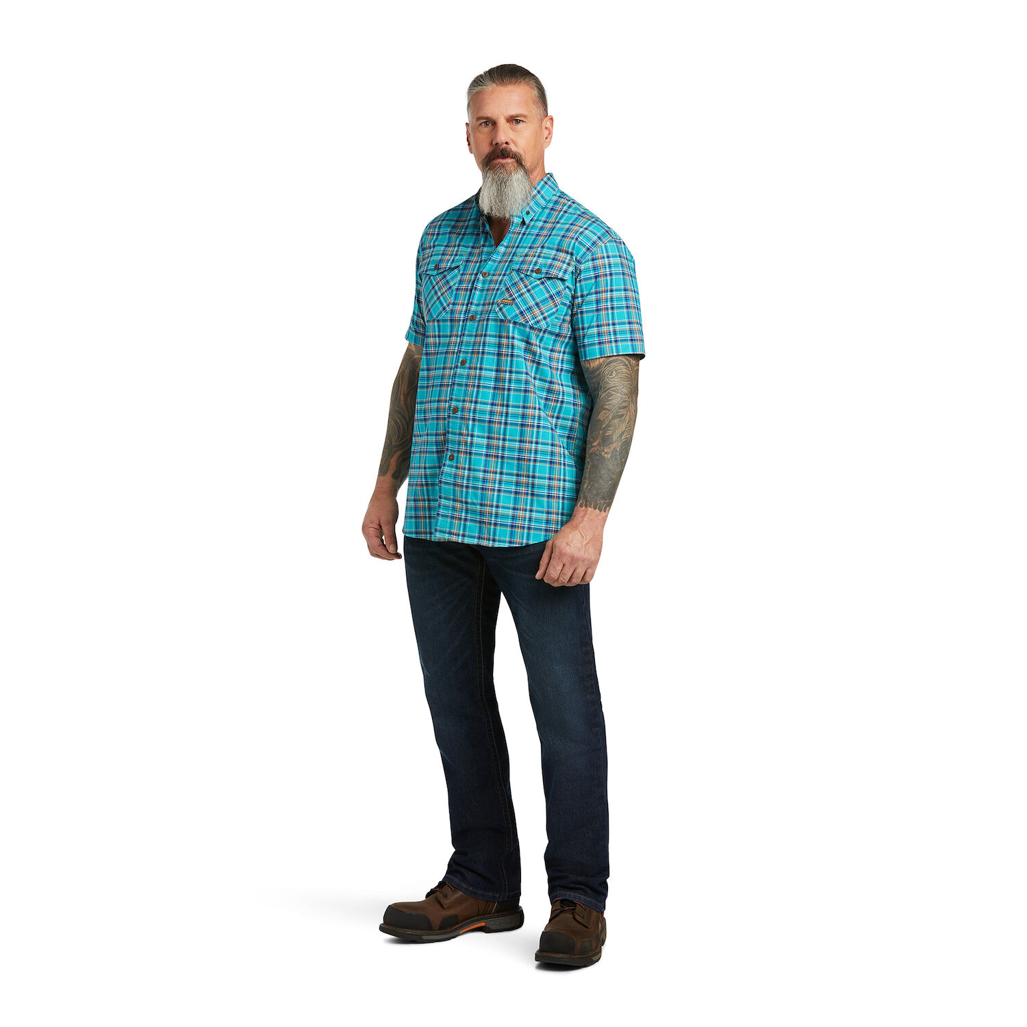 Ariat Men's Rebar Made Tough DuraStretch Work Shirt