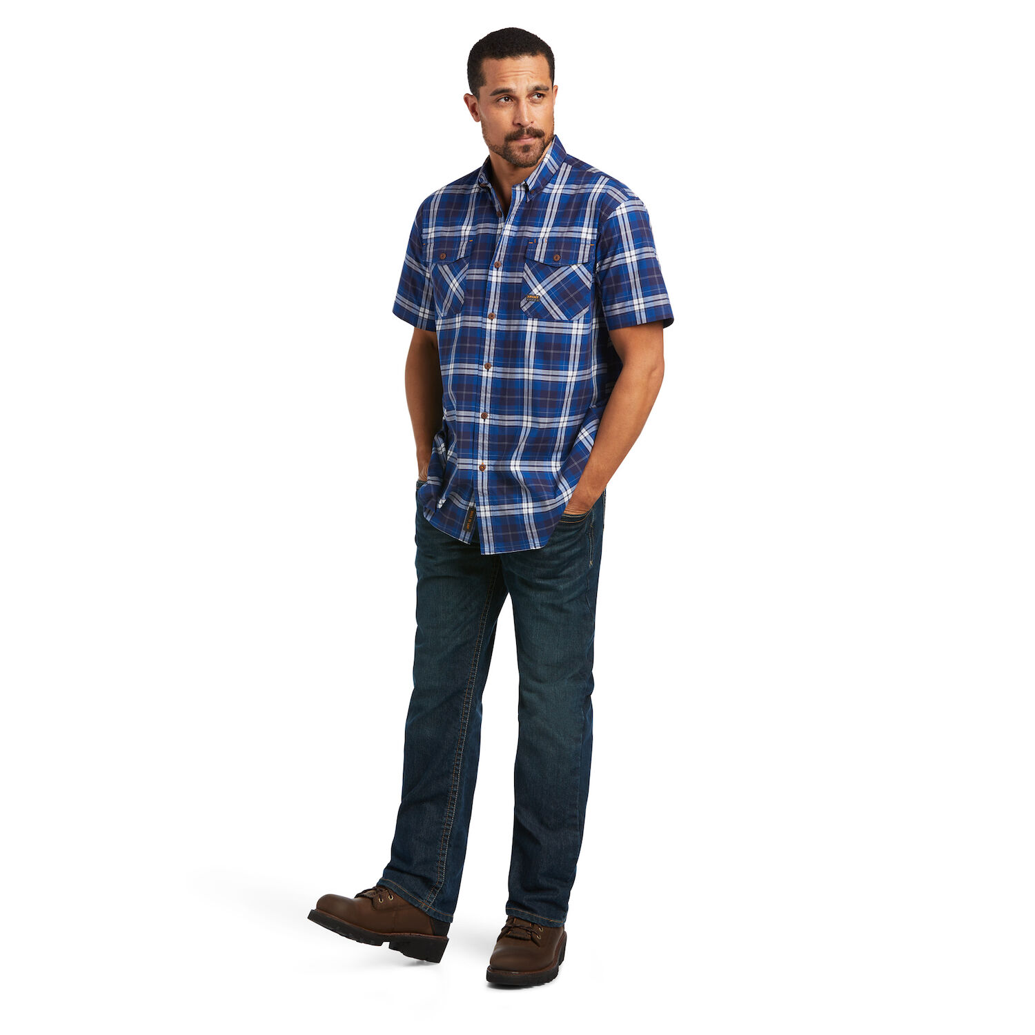 Ariat Men's Rebar Made Tough DuraStretch Work Shirt