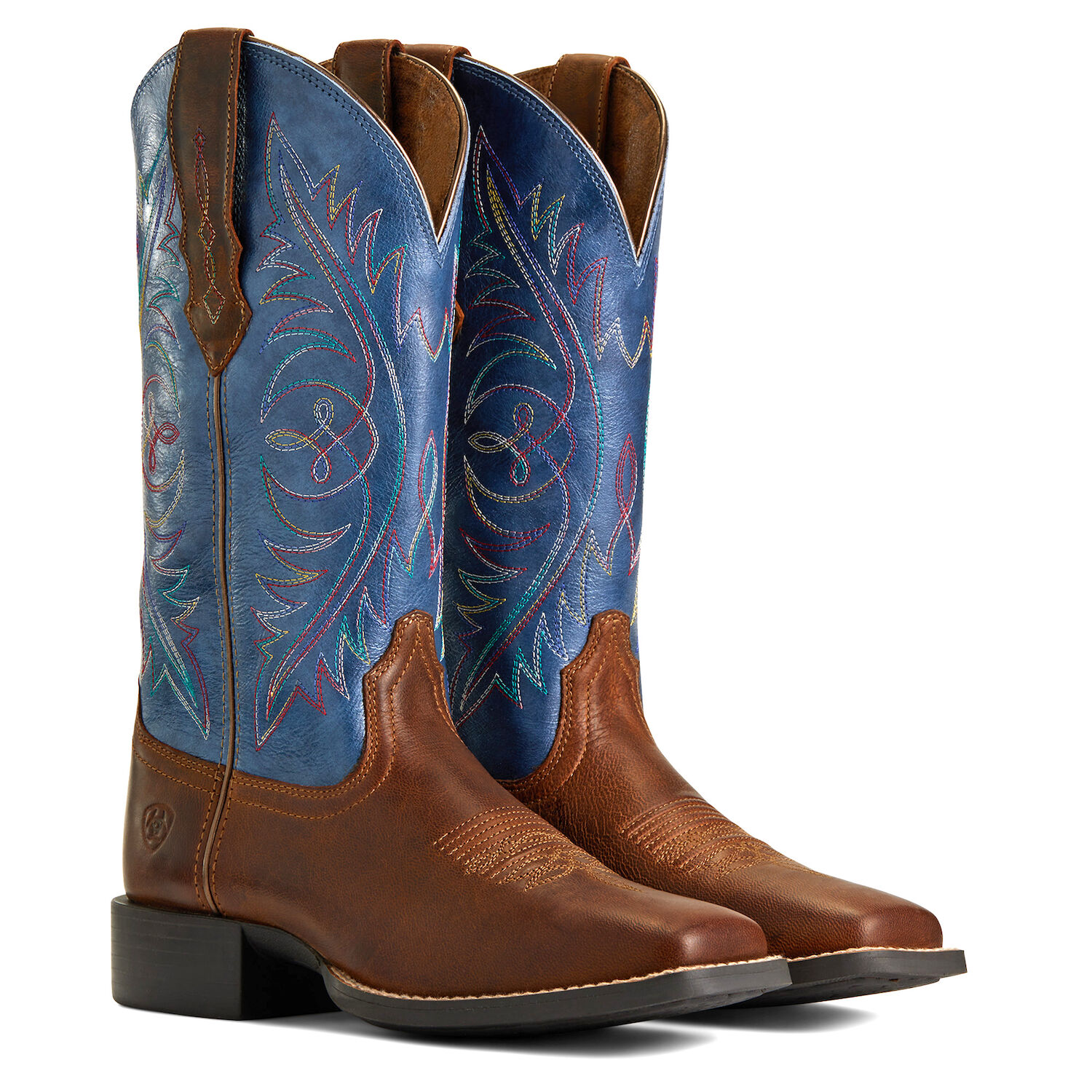 Ariat Women's Round Up Wide Square Toe StretchFit Western Boot