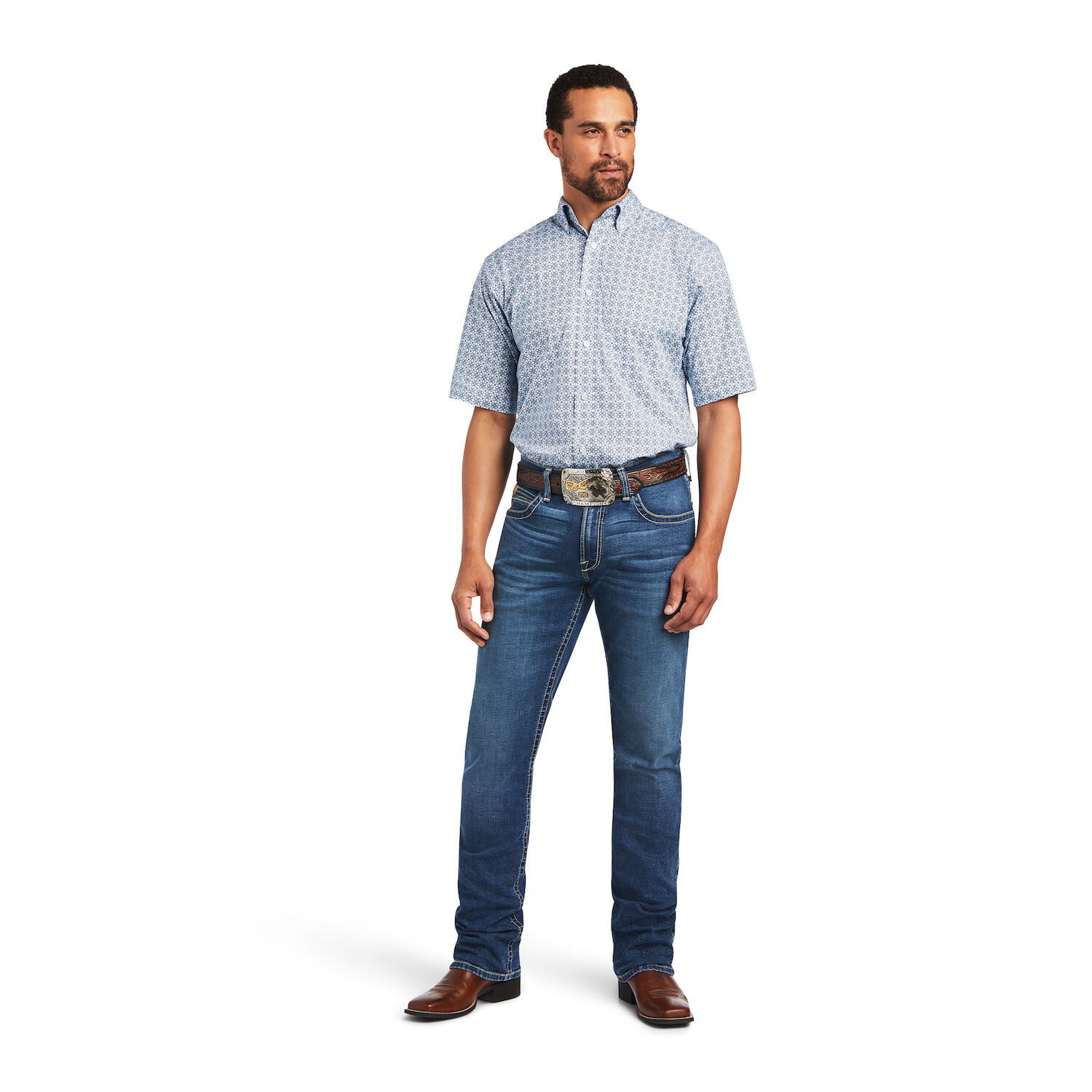 Ariat Men's Fares Stretch Classic Fit Shirt
