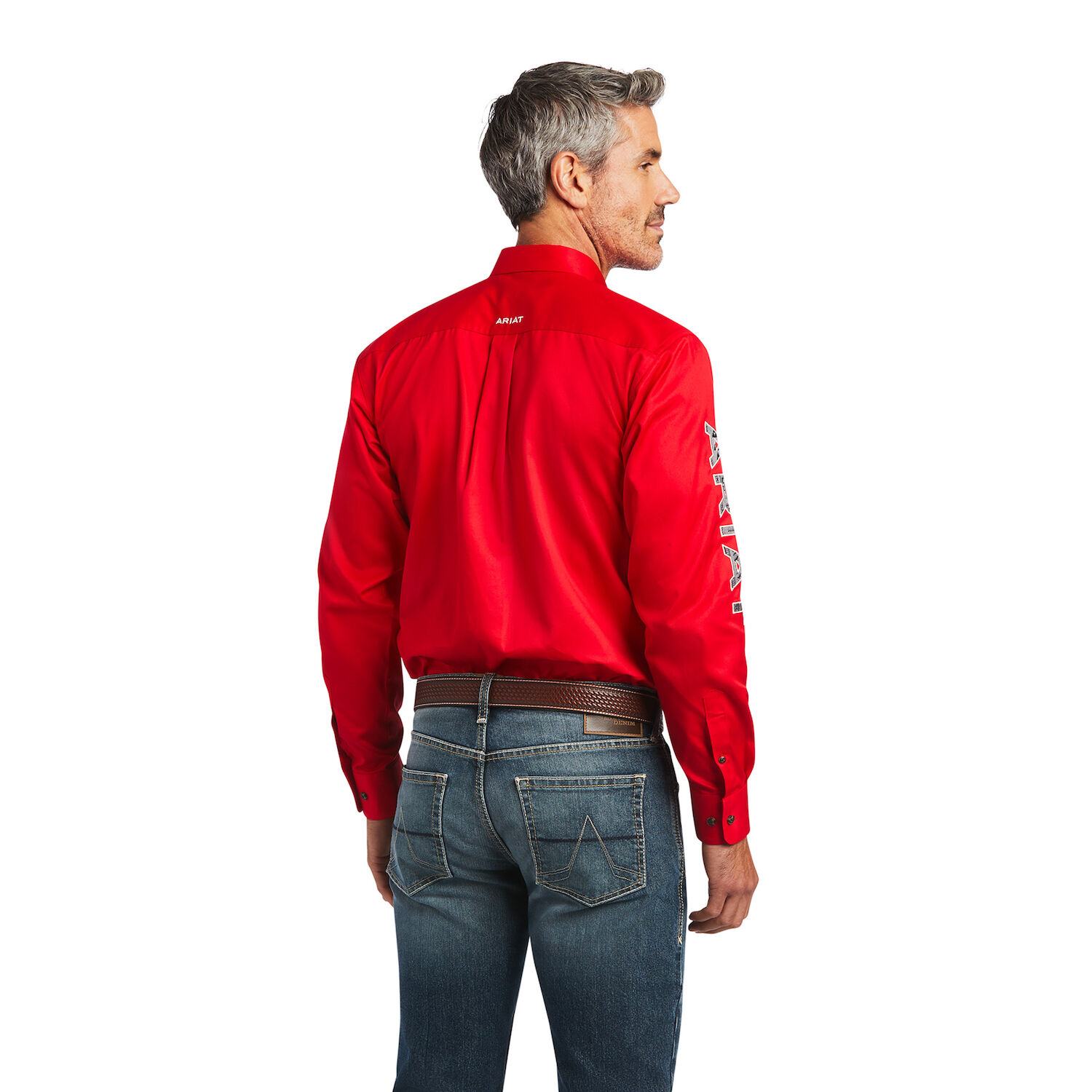 Ariat Men's Team Logo Twill Fitted Shirt