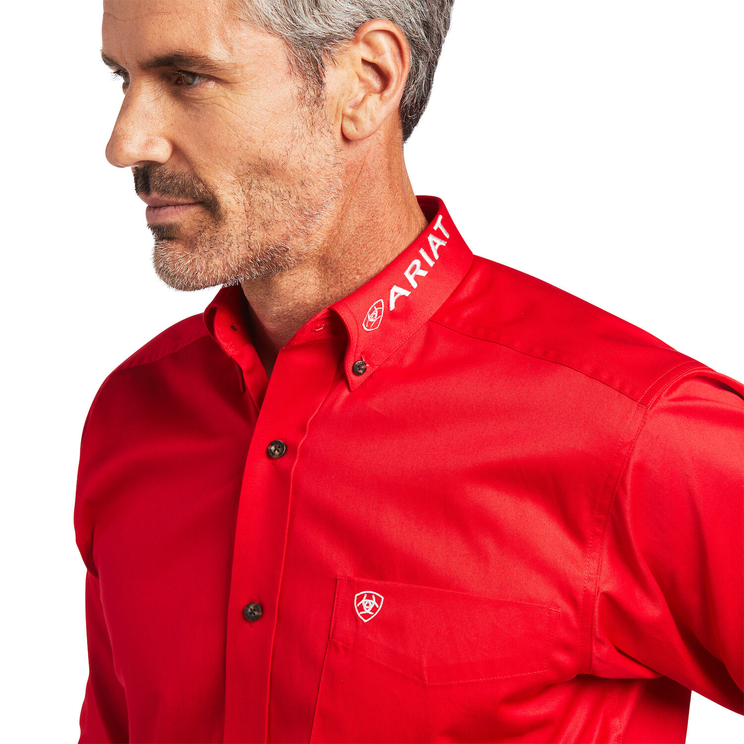 Ariat Men's Team Logo Twill Fitted Shirt