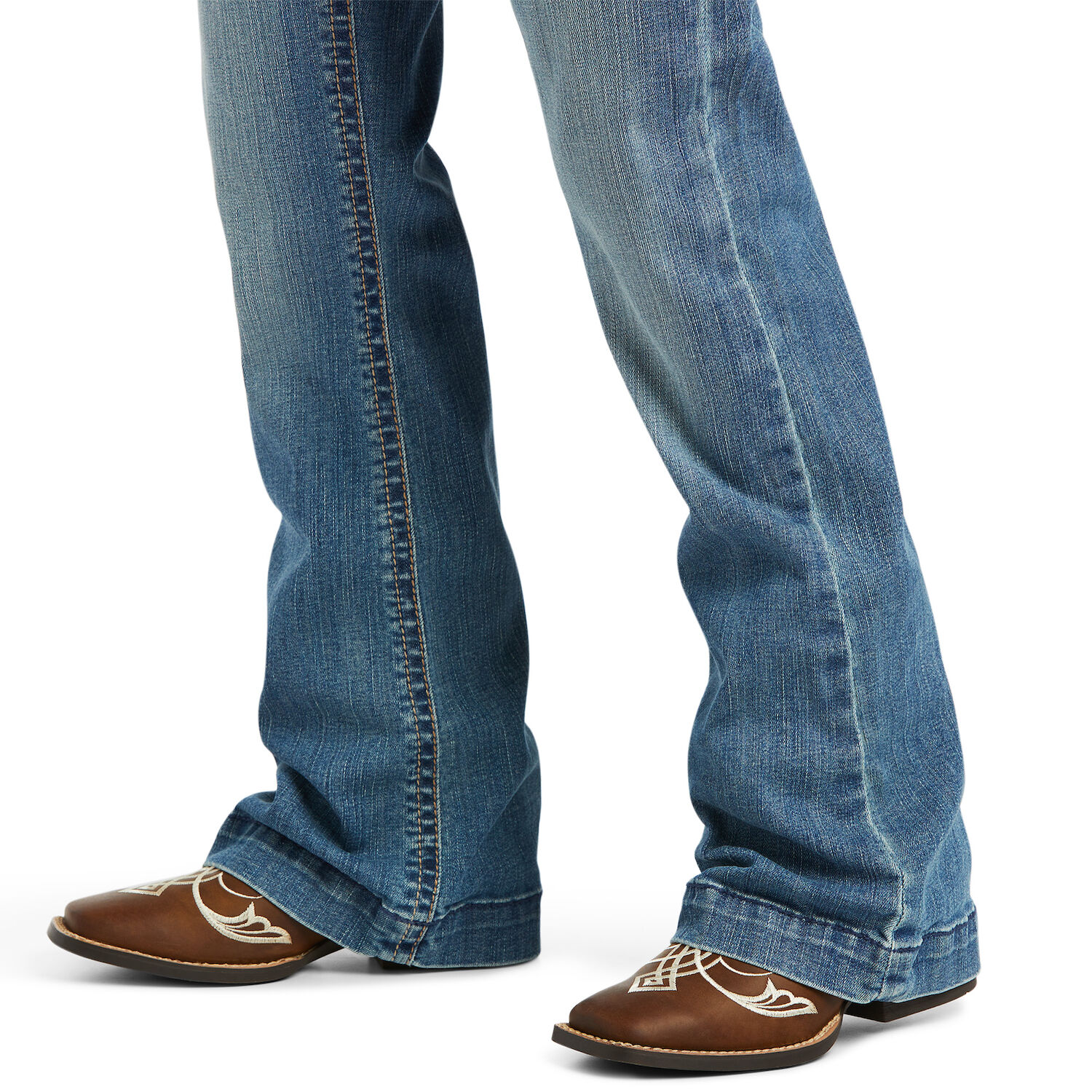 Ariat Girls R.E.A.L. Allessandra Wide Leg Jean in Antartica