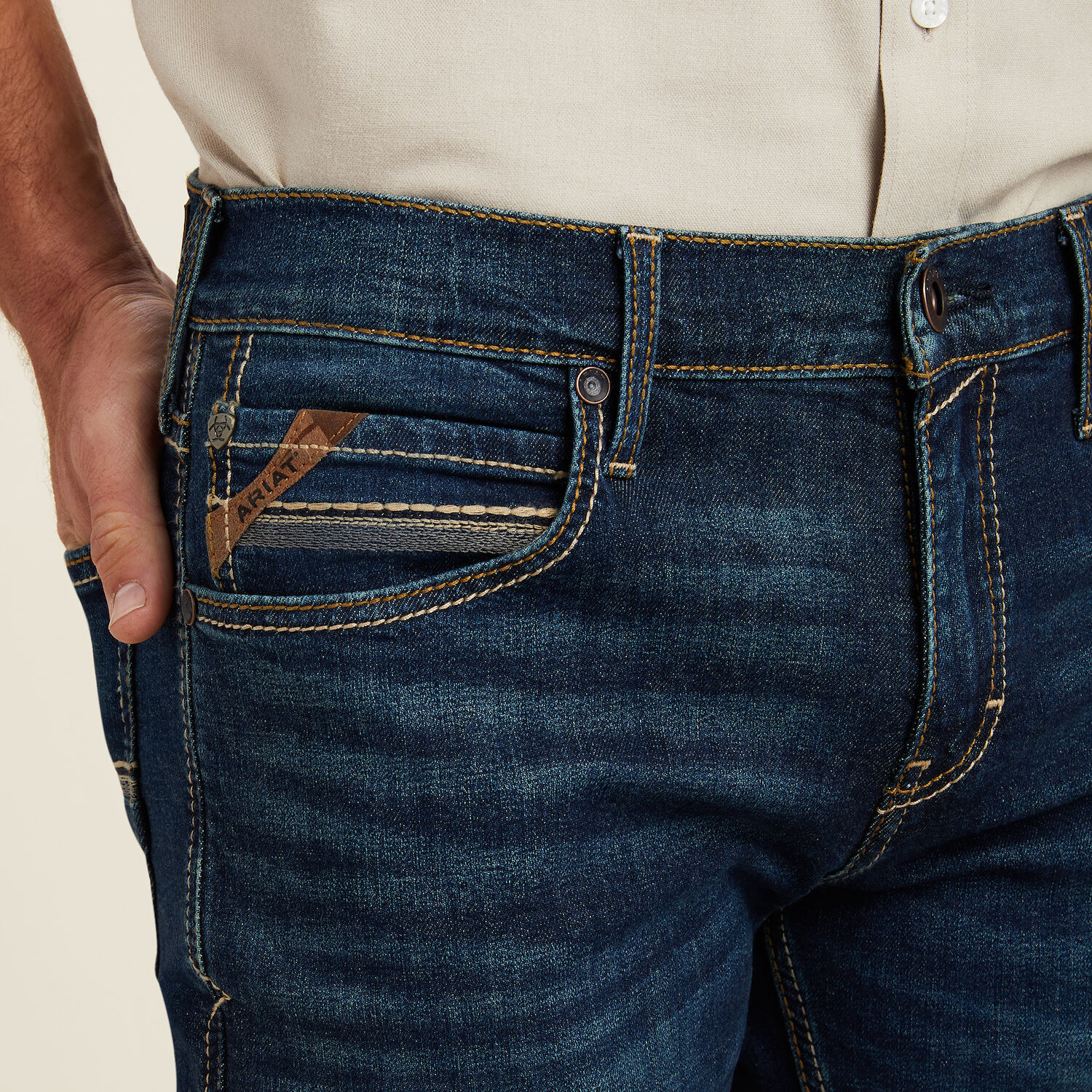 Ariat Men's M8 Modern TekStretch Brawley Slim Leg Jean 