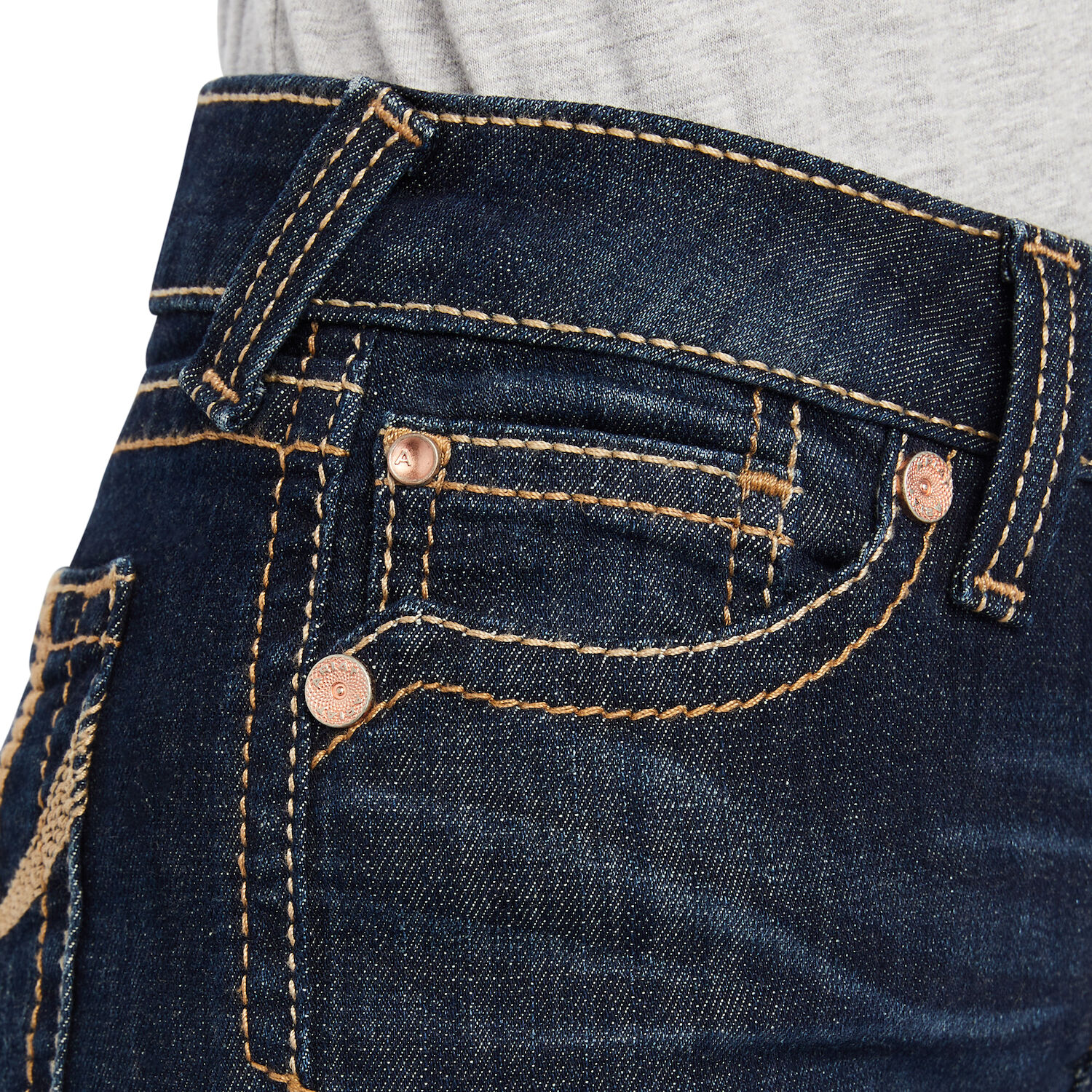 Ariat Girls R.E.A.L. Trouser Maggie Wide Leg Jean in Nightshade