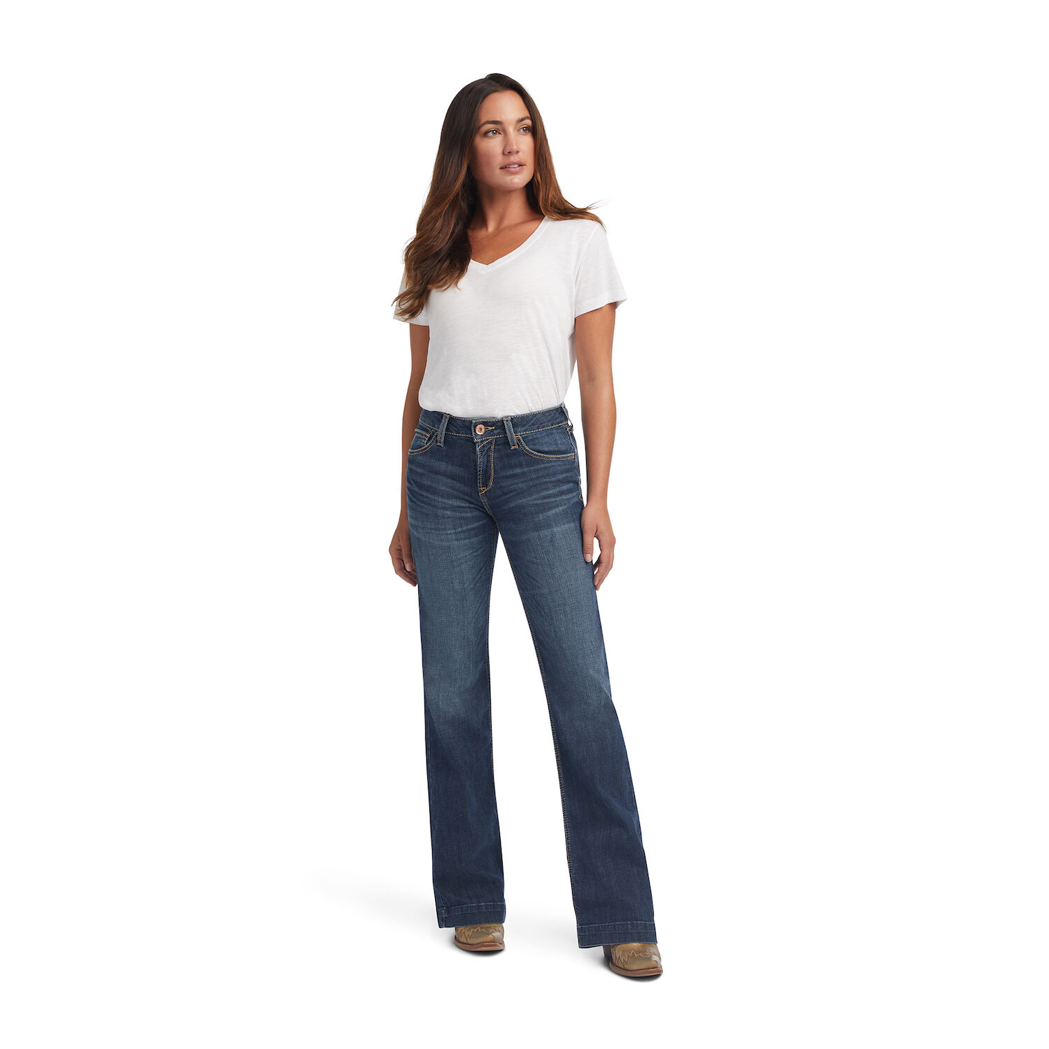 Ariat Women's Trouser Perfect Rise Maggie Wide Leg Jean