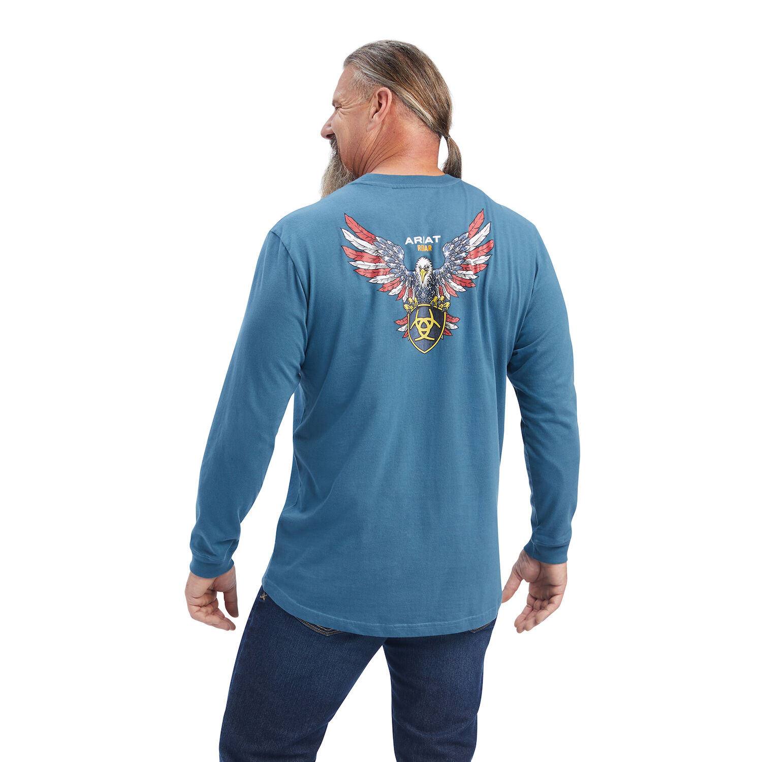 Ariat Men's Rebar Cotton Strong American Raptor T-Shirt