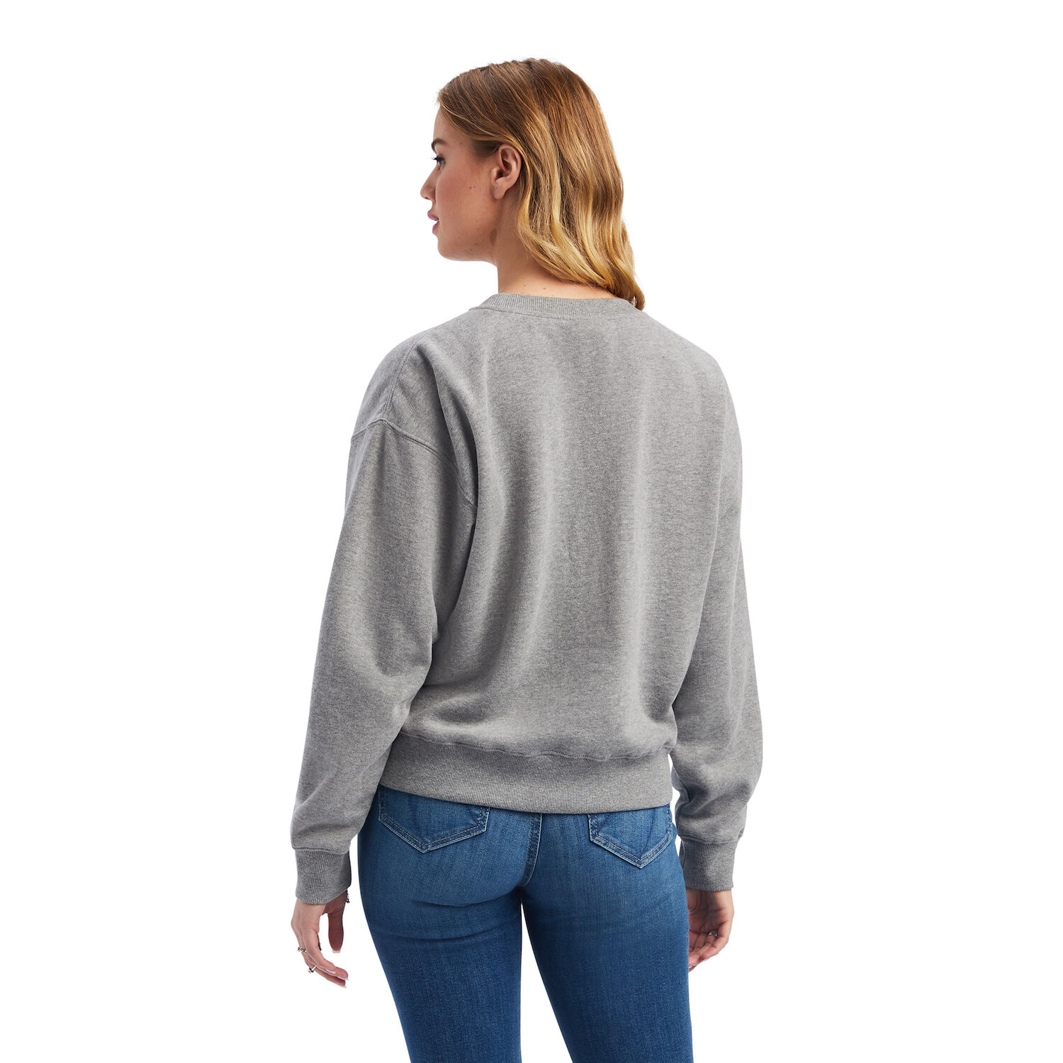 Ariat Women's R.E.A.L. Metallic Varsity Logo Sweatshirt