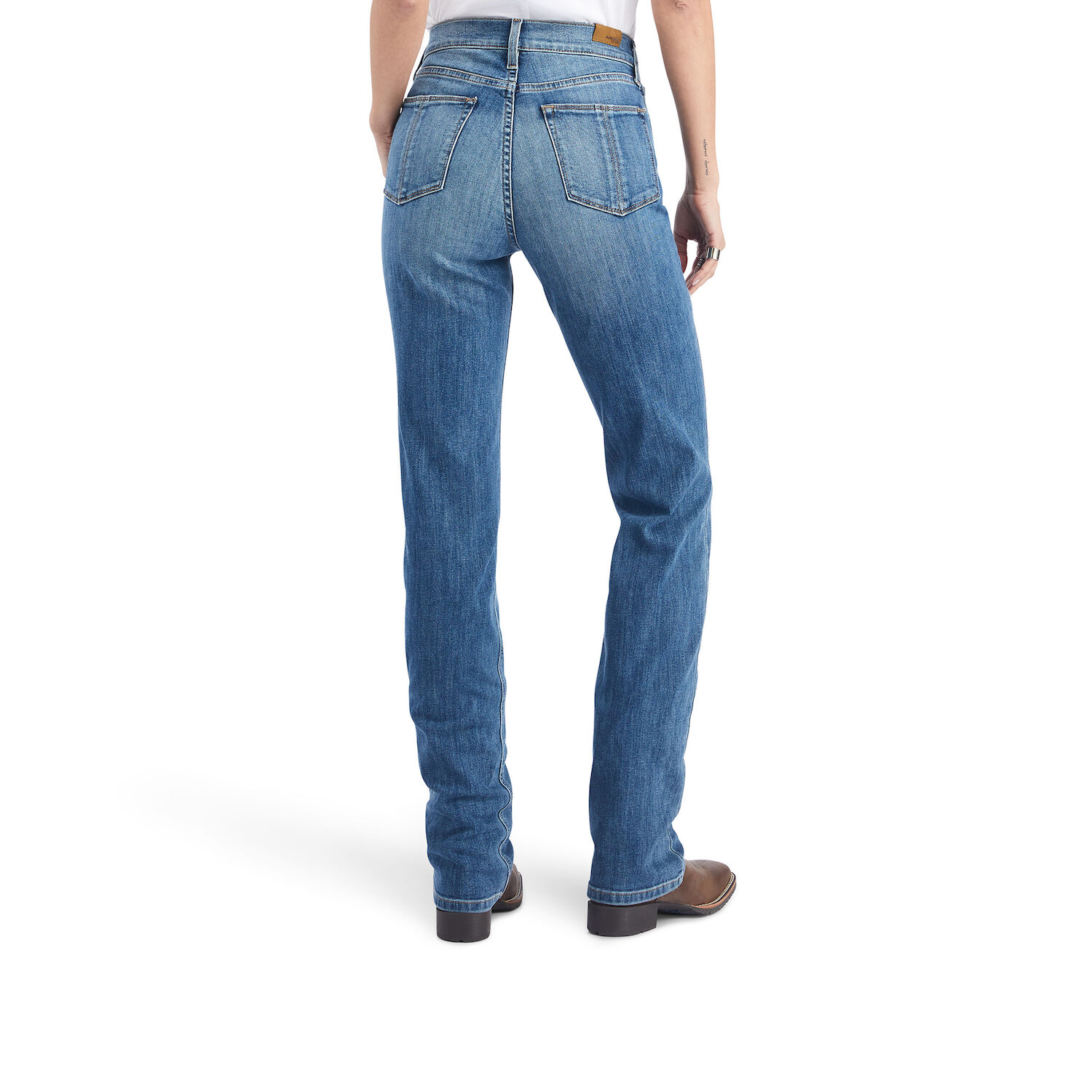 Ariat Women's High Rise Ultra Lucy Relaxed Straight Jean