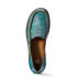 Women's Cruiser Casual Shoe in Brushed Turq Floral Emboss