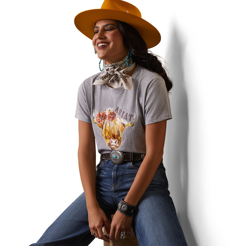 Ariat Women's R.E.A.L. Highlander Rose T-Shirt