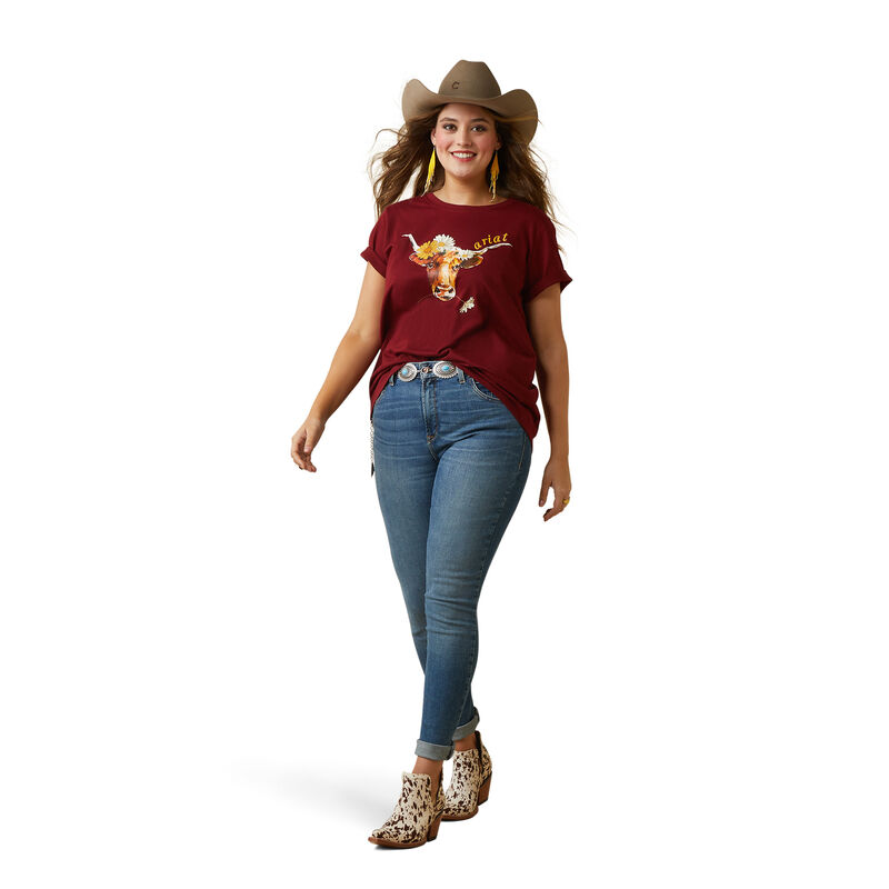 Ariat Women's R.E.A.L. Daisy Steer T-Shirt