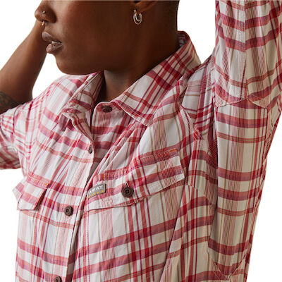 Ariat Women's Rebar Made Tough DuraStretch Work Shirt