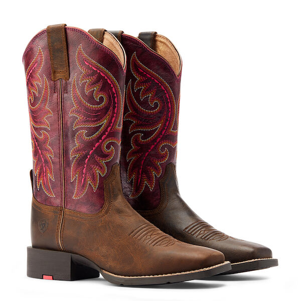 Ariat Women's Round Up Back Zip Western Boot