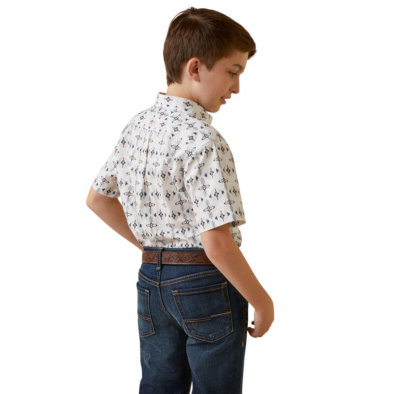 Boy's Otto Classic Fit Shirt in White