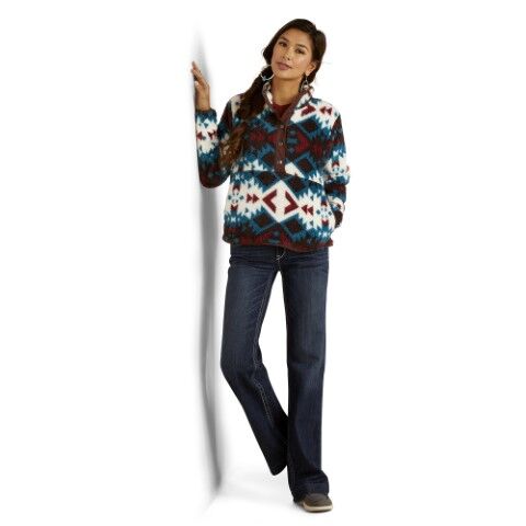 Ariat Women's Berber Snap Front Sweatshirt