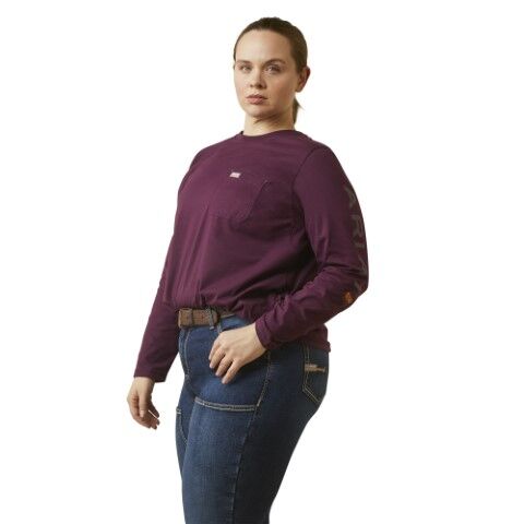 Ariat Women's Rebar Workman Logo T-Shirt