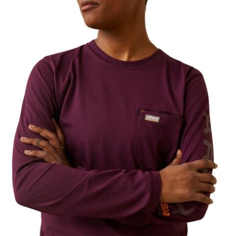 Ariat Women's Rebar Workman Logo T-Shirt