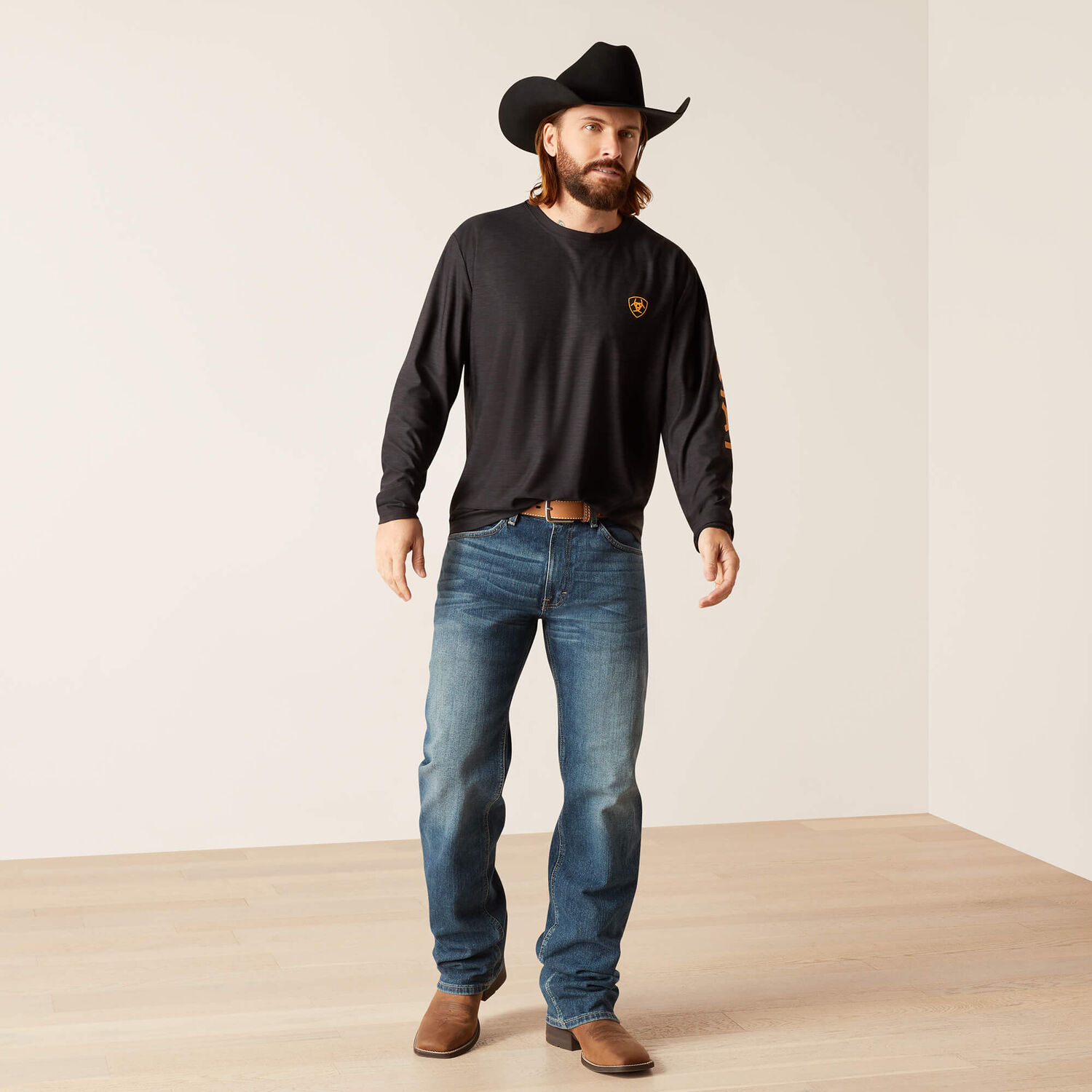 Ariat Men's Charger Logo Long Sleeve T-Shirt