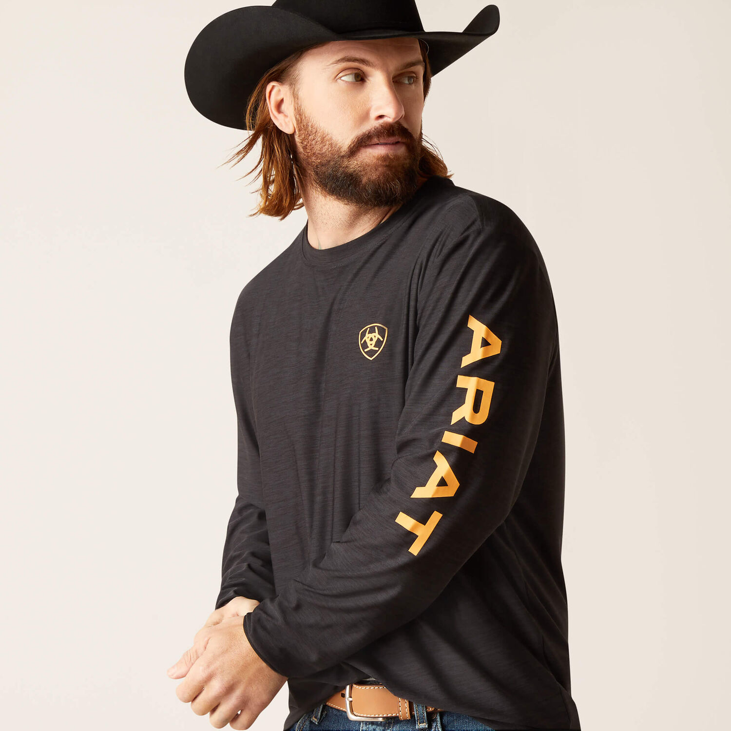Ariat Men's Charger Logo Long Sleeve T-Shirt
