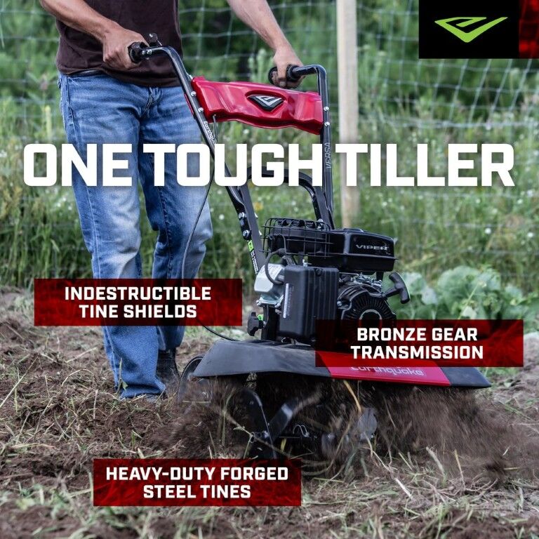 Earthquake Versa 99cc Gas Front Tine Tiller/Cultivator, 21 in.