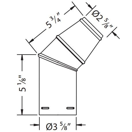 DuraVent PelletVent Pro Horizontal Cap, 3-In