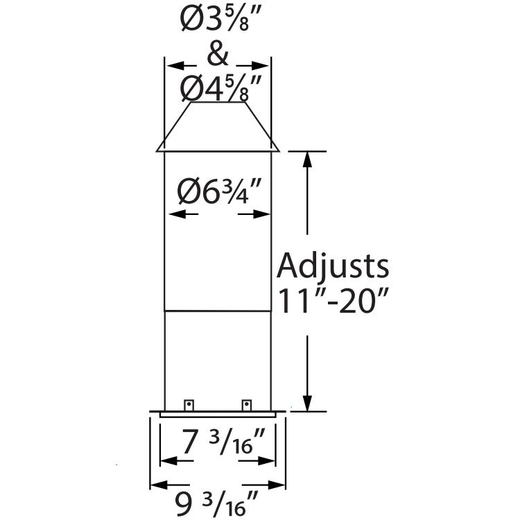 DuraVent PelletVent Pro Attic Insulation Shield, 3-In