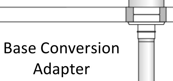 American Hearth Products Base Conversion Adapter For DuraVent, 4-In x 8-In