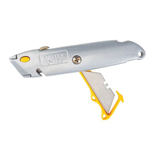 Stanley Quick Change Retractable Utility Knife, 6-3/8-In