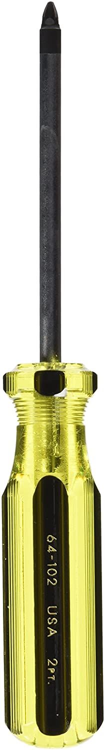 Stanley 100 Plus Phillips Tip Screwdriver, 2-Pt, 4-In