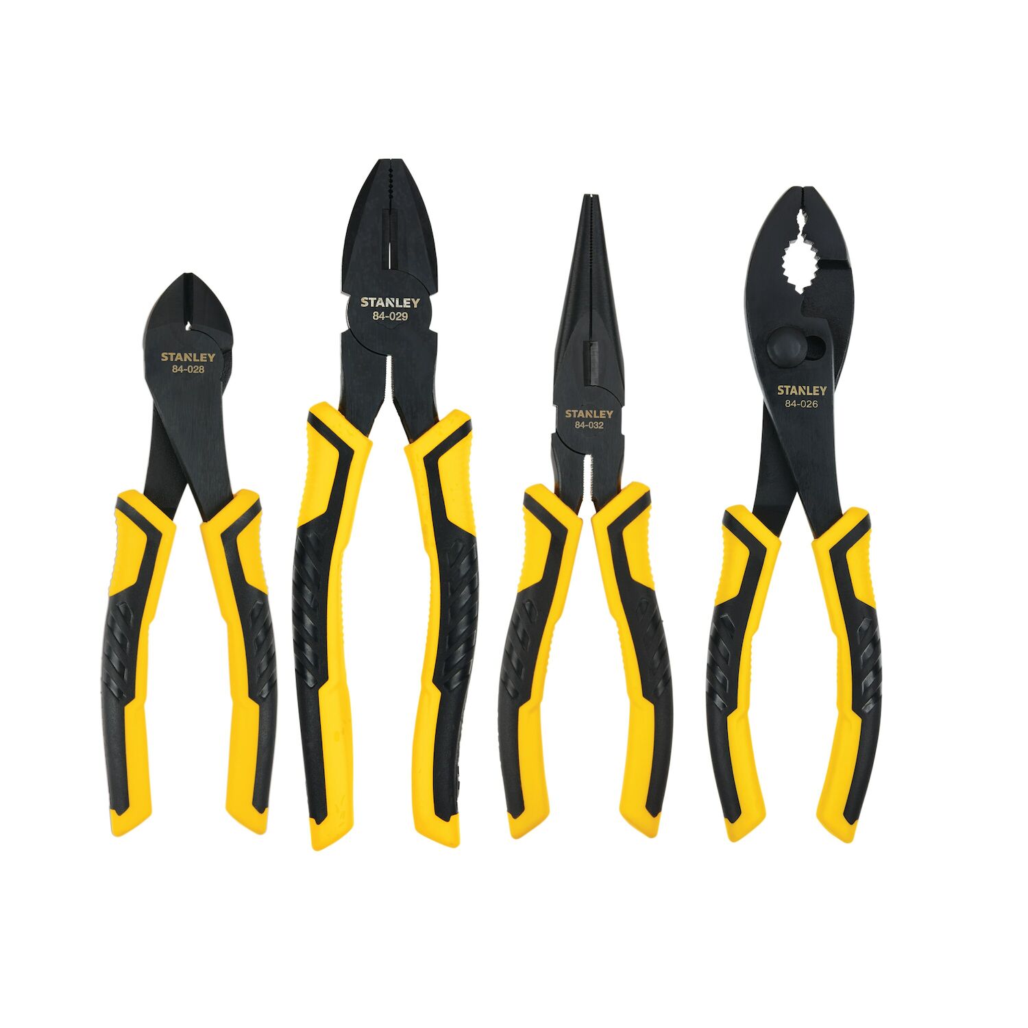 4 Pc. Bi-Material Pliers Set
