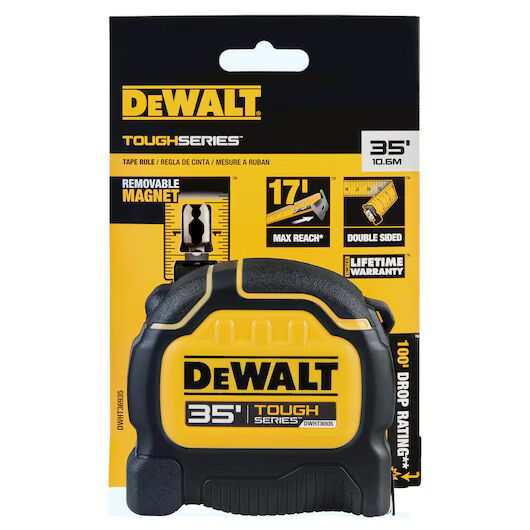 DEWALT ToughSeries Tape Measure, 35-Ft