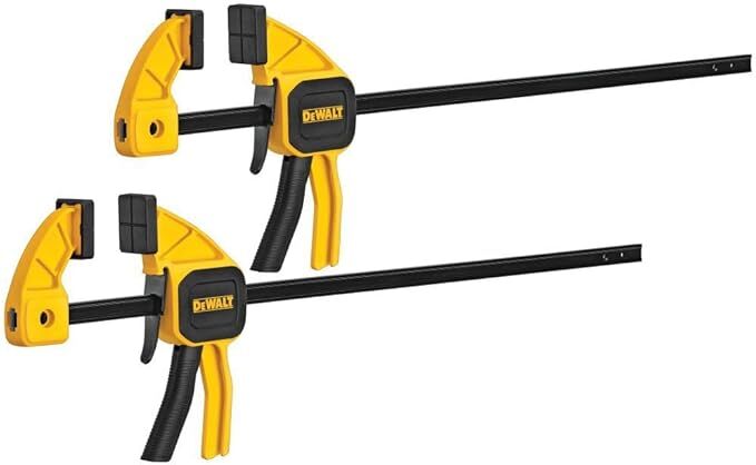 DeWalt Bar Clamp With Trigger, 12-In, 2-Pk