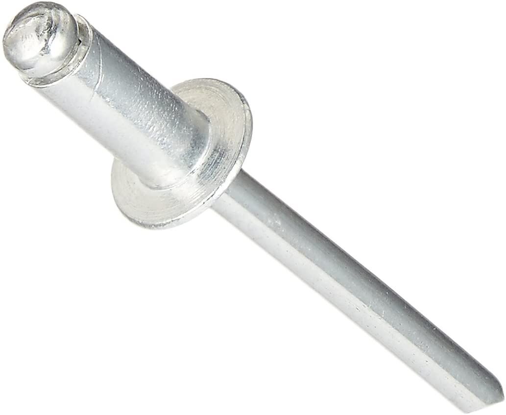 Stanley Aluminum Rivets, 3/16 Inch X 1/4 Inch, Pack Of 50(Pack Of 50)