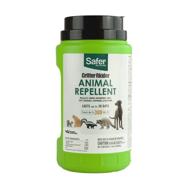 Safer Brand Critter Ridder Granual Animal OMRI Repellent, 2-Lb
