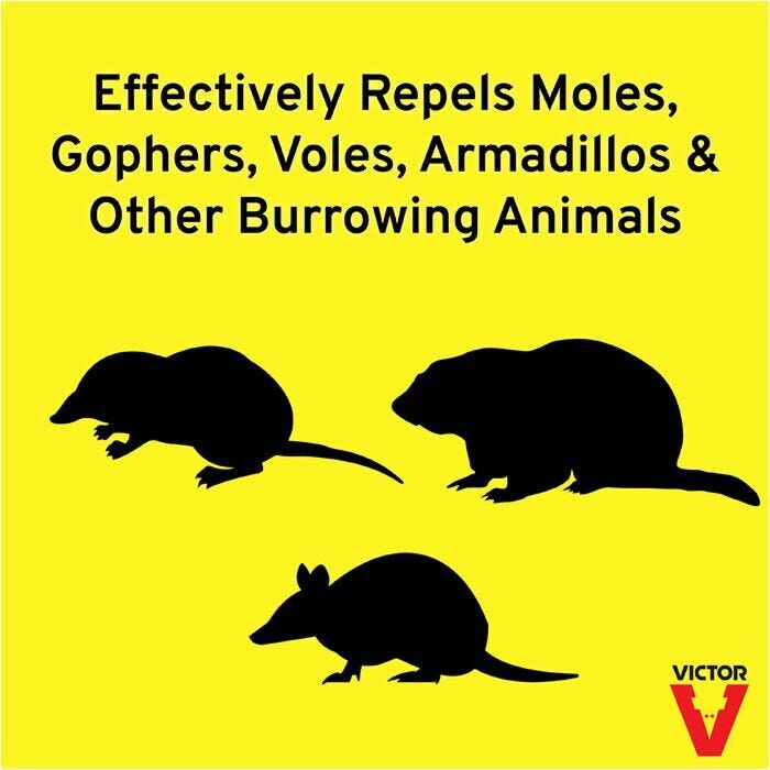 Victor Dual-Action Mole & Gopher Repellent, 10-Lb