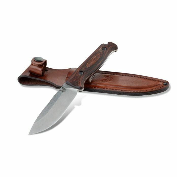 Benchmade Saddle Mountain Skinner Drop-Point Knife, 4-In