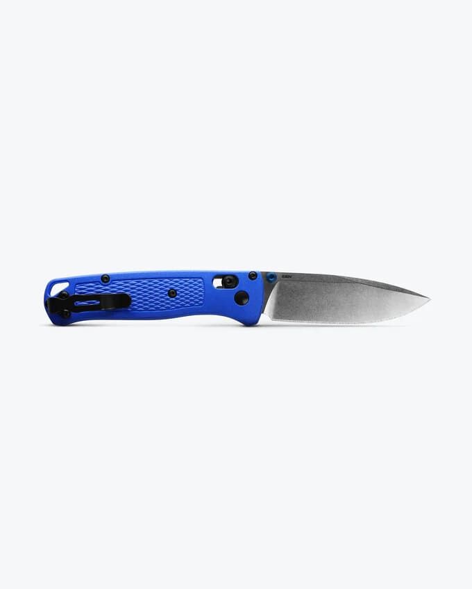 Benchmade Bugout Blue Grivory Knife