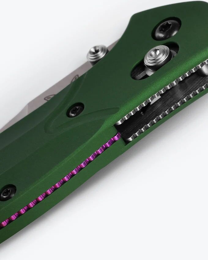 Benchmade Green Aluminum 940 Osborne Knife