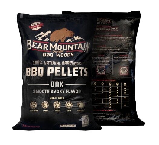 Bear Mountain Oak BBQ Wood Pellets, 20-Lb