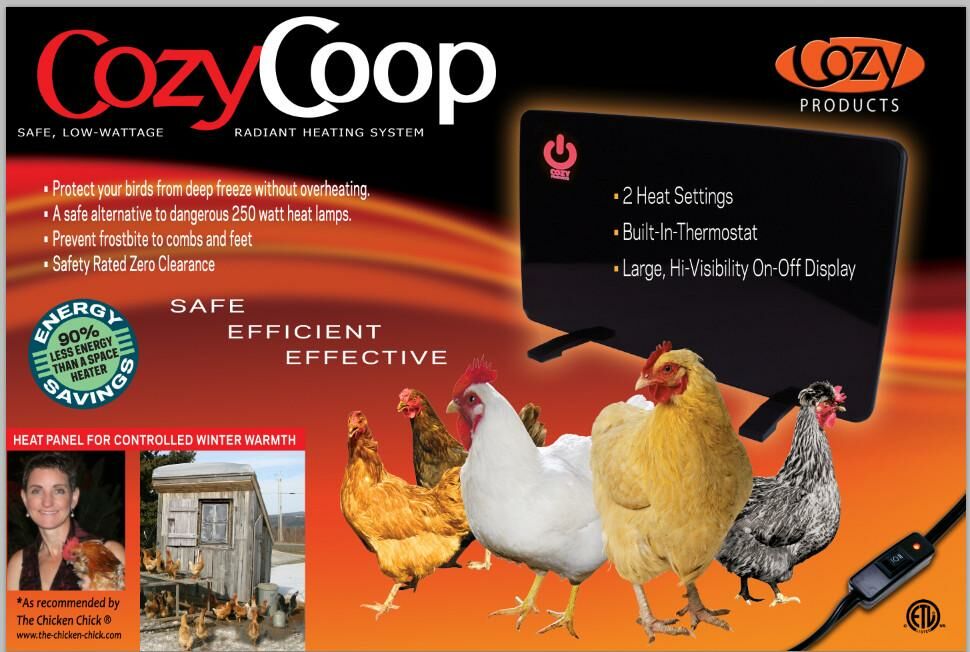 Cozy Coop Flat Panel Heater