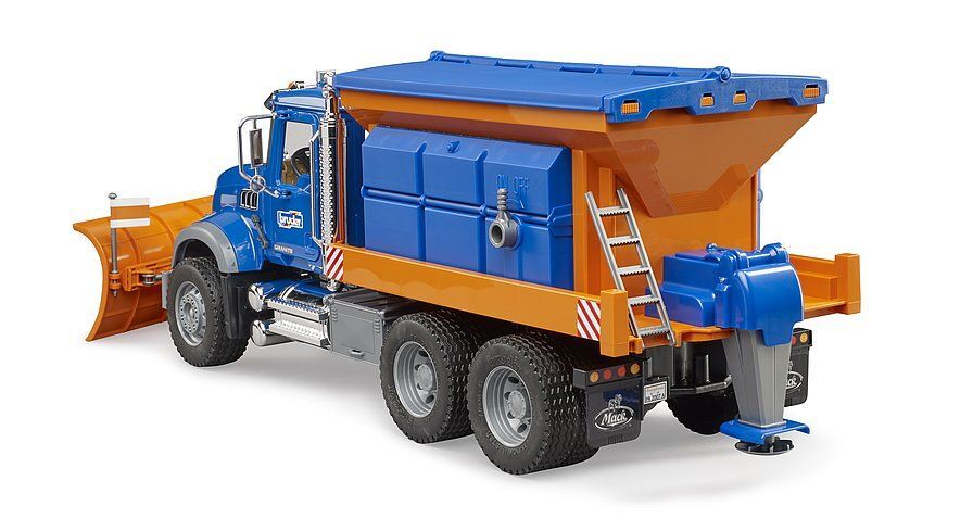 Bruder MACK Granite Winter Service with Snow Plough Toy
