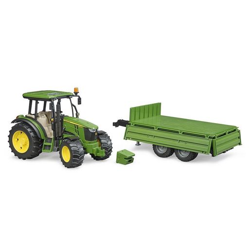 Bruder John Deere 5115 with Tipping Trailer Toy