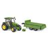 Bruder John Deere 5115 with Tipping Trailer Toy