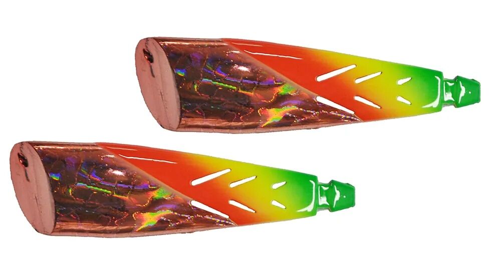 Brads Killer Fishing Gear Kokanee Cut Mexican Hat Unrigged Plug, 2-Pk