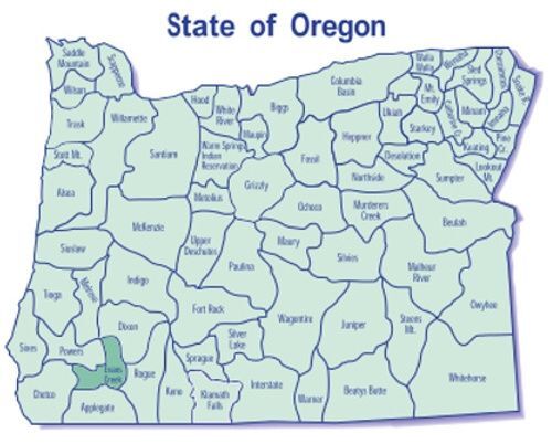 Big Sky Maps Evans Creek GMU Map