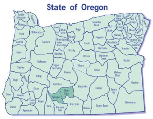 Big Sky Maps Silver Lake/Sprague GMU Map