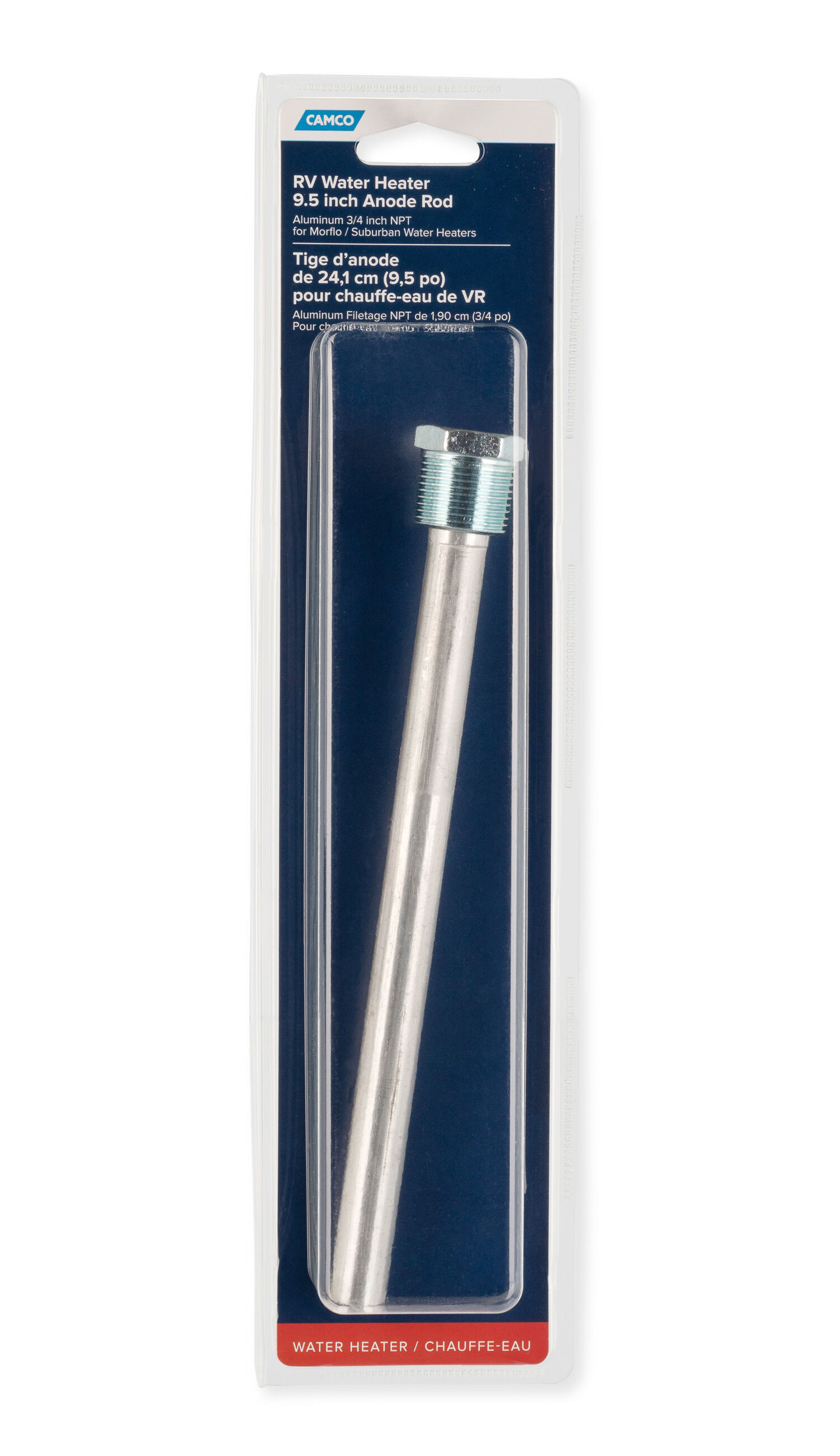 Aluminum Anode Rod, 3/4-In