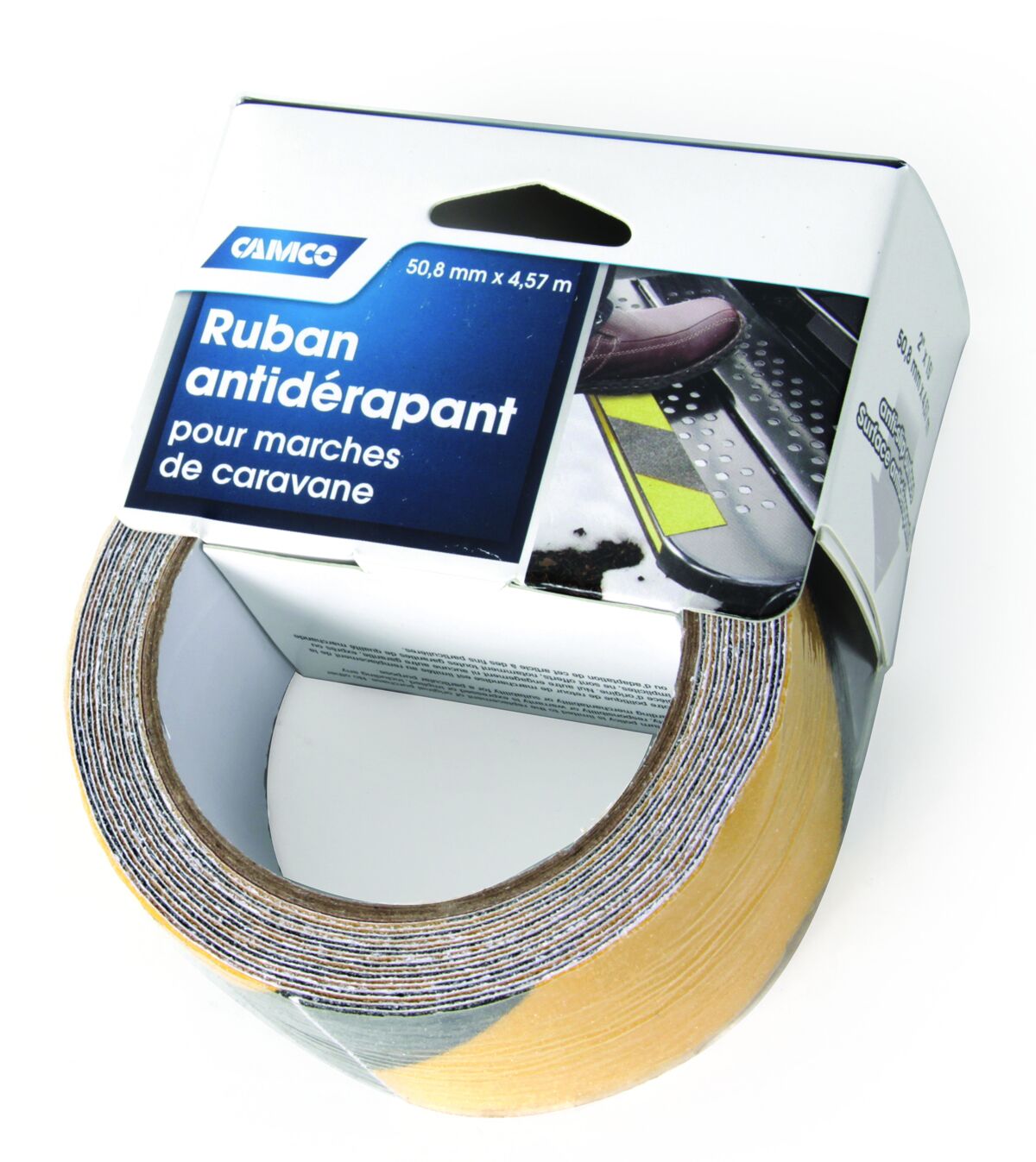 2-In x 15-Ft Black/Yellow Grip Tape 